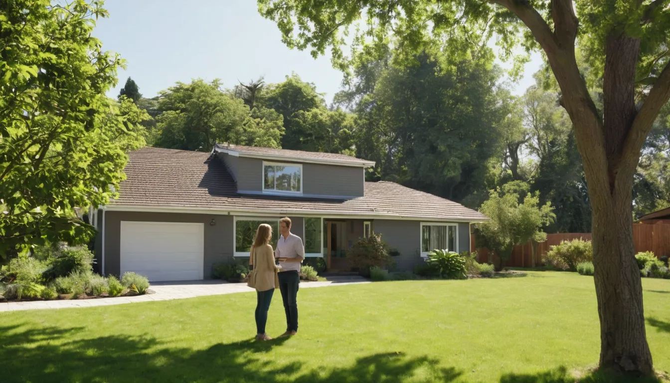 A homeowner talking with a local tree provider in West Sacramento